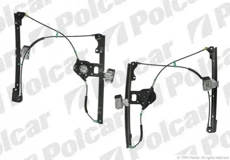 Склопідйомник ручної Polcar 9538PSM2