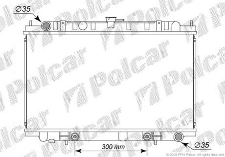 Радиатор охлаждения Polcar 276108-2 (фото 1)