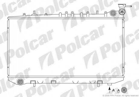 Радиатор охлаждения Polcar 272908-4