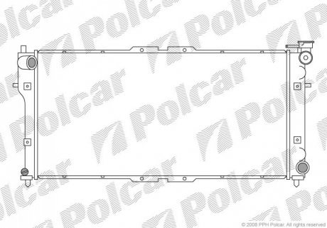 Радиатор охлаждения Polcar 451608-1 (фото 1)