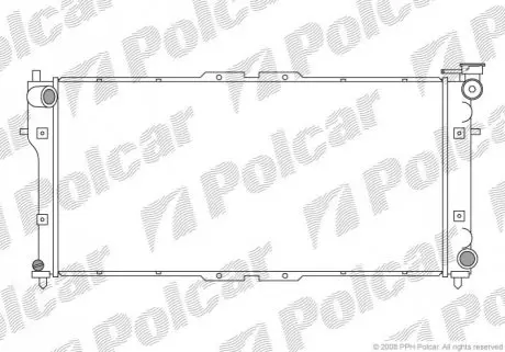 Радиатор охлаждения Polcar 451608-1