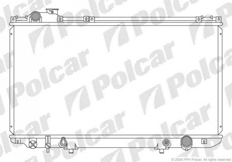 Радиатор охлаждения Polcar 802008-1 (фото 1)