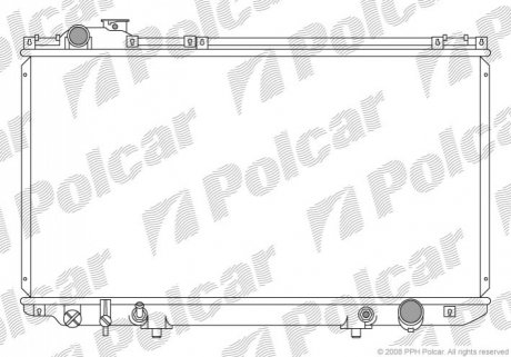 Радіатор охолодження Polcar 802008-1