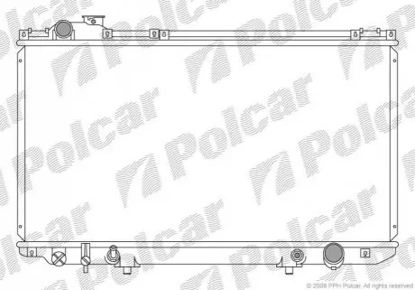Радіатор охолодження Polcar 802008-1