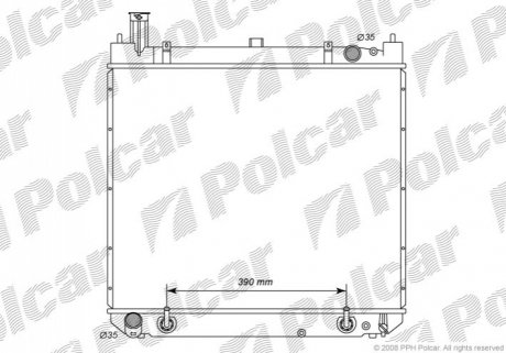 Радіатор охолодження Polcar 816608-1