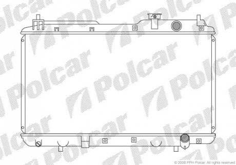 Радиатор охлаждения Polcar 387508-2