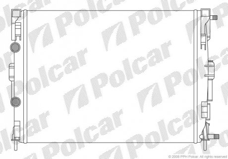 Радиатор охлаждения Polcar 601208-2