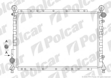 Радіатор охолодження Polcar 140208-5 (фото 1)