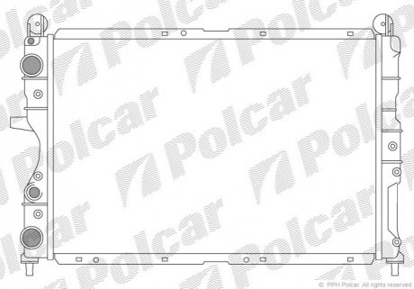 Радиатор охлаждения Polcar 302608-3