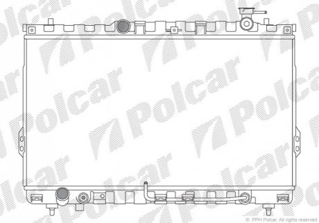 Радиатор охлаждения Polcar 405008-2