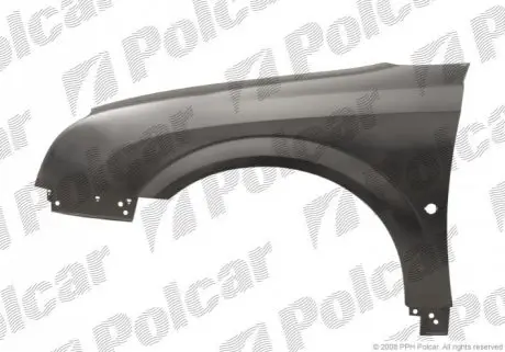 Крило переднє праве Polcar 551802