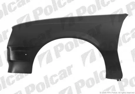 Крыло переднее правое Polcar 551302