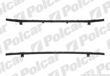 Усилитель бампера Polcar 523196-3