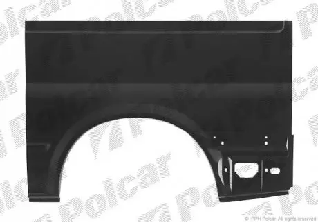 Крило заднє правий Polcar 324784-8