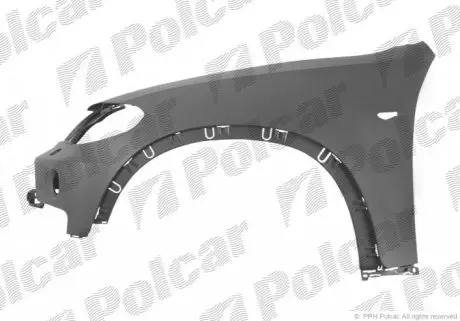 Фото крило переднє ліве Polcar 205101-1 Крило переднє ліве Polcar 205101-1
