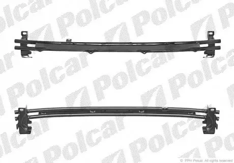 Усилитель бампера Polcar 550607-3