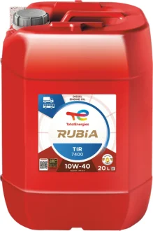 Фото олива моторна RUBIA TIR 7400 10W-40 20л TOTAL 215828 Олива моторна RUBIA TIR 7400 10W-40 20л TOTAL 215828