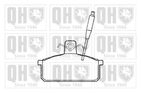 Колодки тормозные QUINTON HAZELL BP557