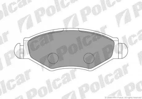 Гальмівні колодки Polcar S70-0070