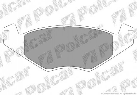 Тормозные колодки Polcar S70-0072