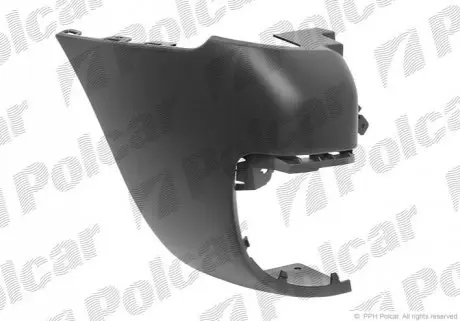 Угол бампера левый Polcar 235297-J