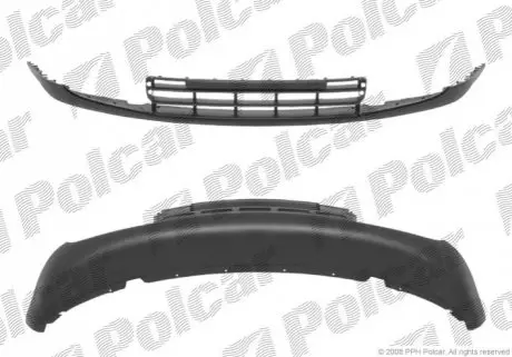 Решітка в бампері Polcar 952627