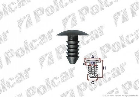 Крепление обшивки Polcar RA12271C