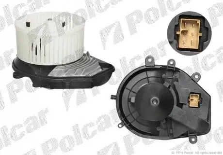 Вентилятор салону Audi A4 Skoda Superb I Vw Passat 1.6-2.8 11.94-03.08 Polcar 1324NU-2