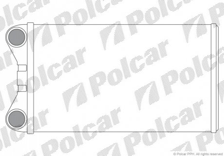 Радіатор обігріву Polcar 1325N8-1