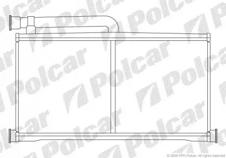Радіатор обігріву Polcar 1338N81X