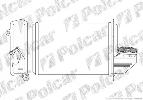 Радіатор обігріву Polcar 2007N8-2