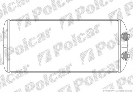 Радіатор обігріву Polcar 2329N83X (фото 1)