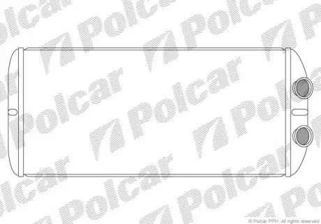 Радиатор обогрева Polcar 2329N83X