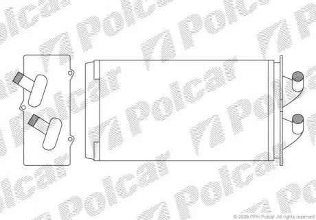 Радиатор обогрева Polcar 3001N8-1
