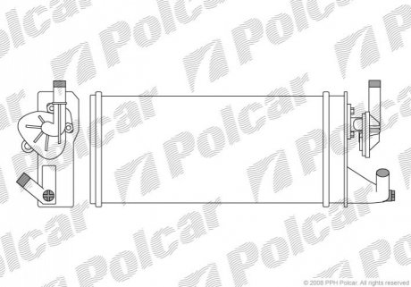 Радіатор обігріву Polcar 3050N8-2