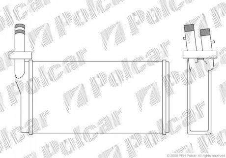Радіатор обігріву Polcar 4207N8-1