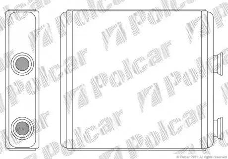 Радіатор обігріву Polcar 5559N8-1