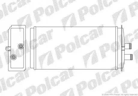 Радиатор обогрева Polcar 6910N8-1