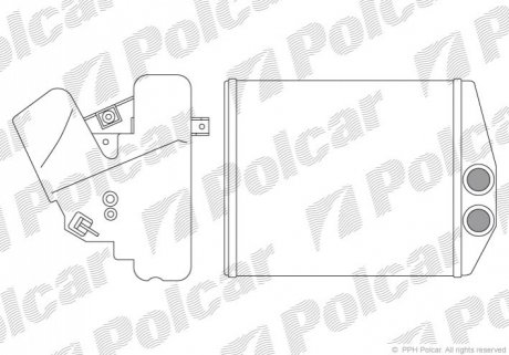 Радиатор обогрева Polcar 5518N8-2