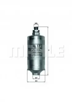 Фільтр паливний MAHLE / KNECHT KL17