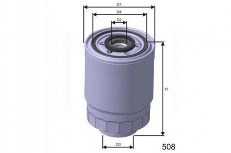Топливный фильтр MISFAT M366 (фото 1)