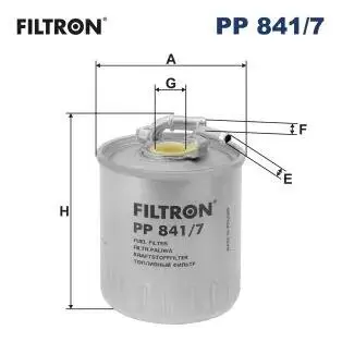 Паливний фільтр FILTRON PP8417