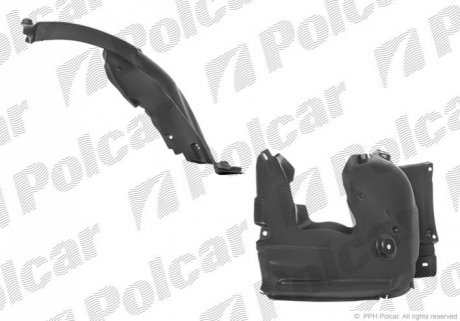 Підкрилок правий Polcar 2040FP-2 (фото 1)