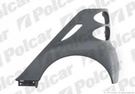 Крыло заднее левое Polcar 509883