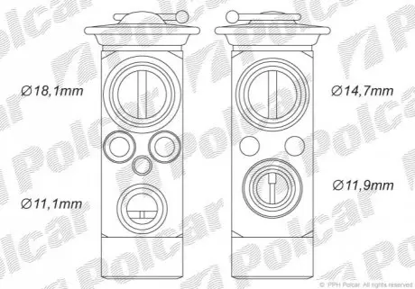 Стопорный клапан Polcar 3240KZ-1