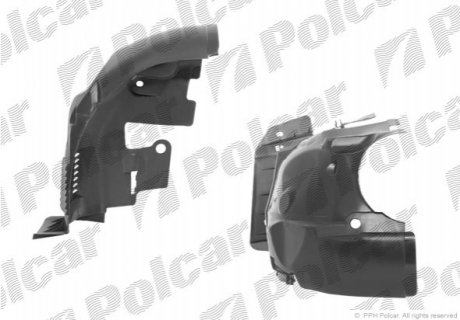 Подкрылок правый Polcar 6007FP3X (фото 1)