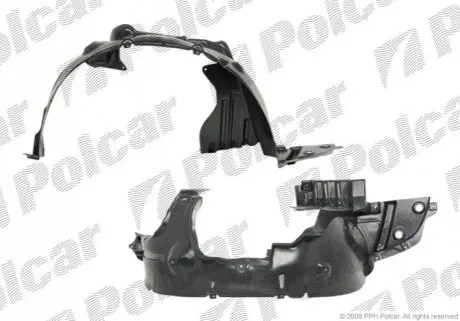 Подкрылок правый Polcar 2711FP-1