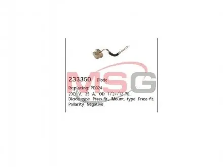 Діод генератора CARGO 233350