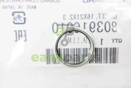 ШАЙБА МАСЛОЗЛИВНОЇ ПРОБКИ SB ALL 13- SUBARU 803916010