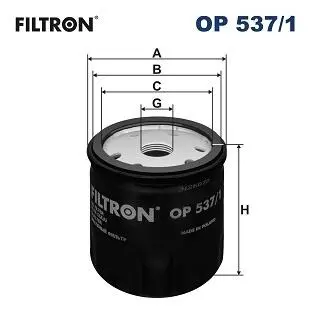 Фiльтр масляний FILTRON OP5371